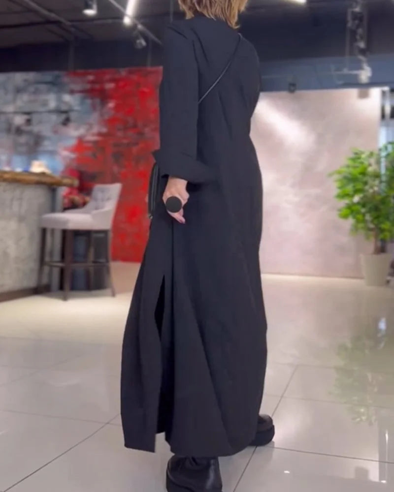 Palmira™ | Vestido largo amplio con aberturas laterales