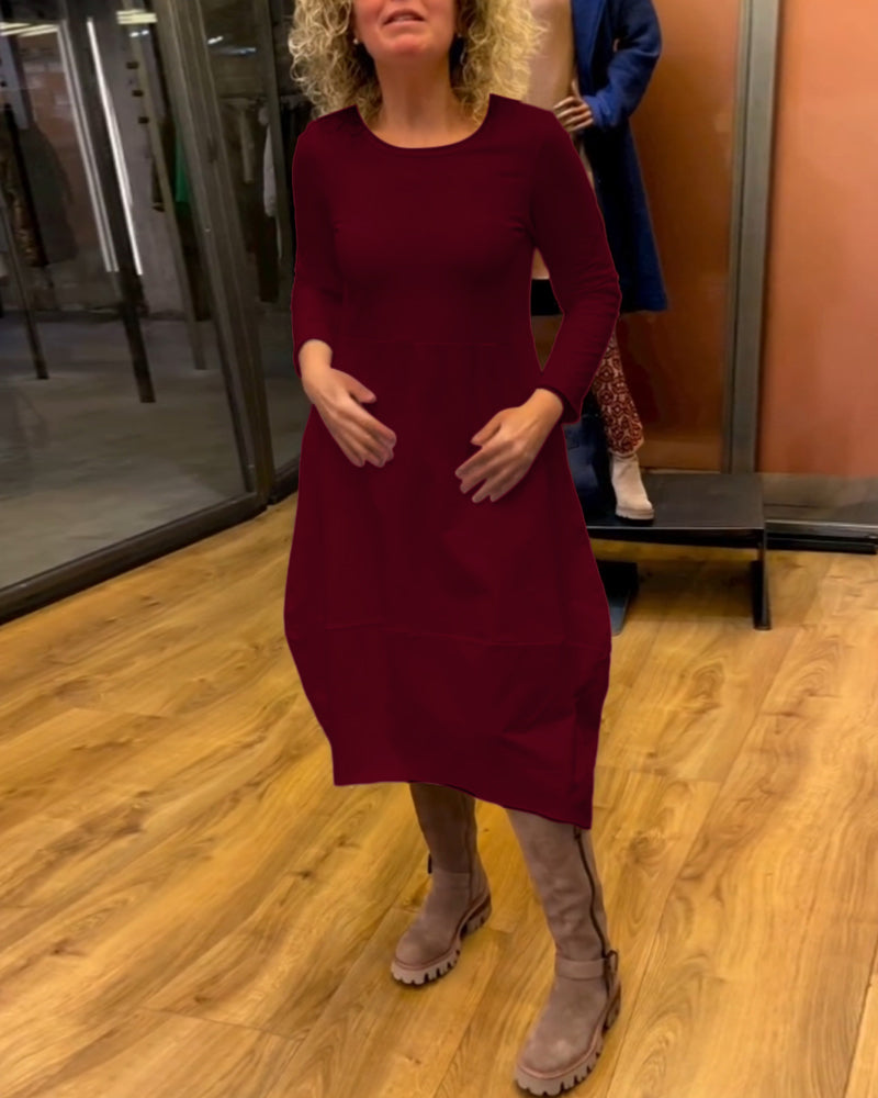 SOFIA | Elegante vestido midi que realza la silueta y te hace sentir segura cada día.