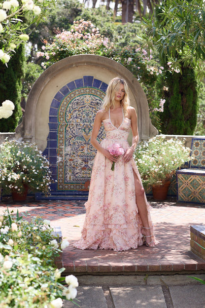 Selena™ | Vestido en alfombra pesca