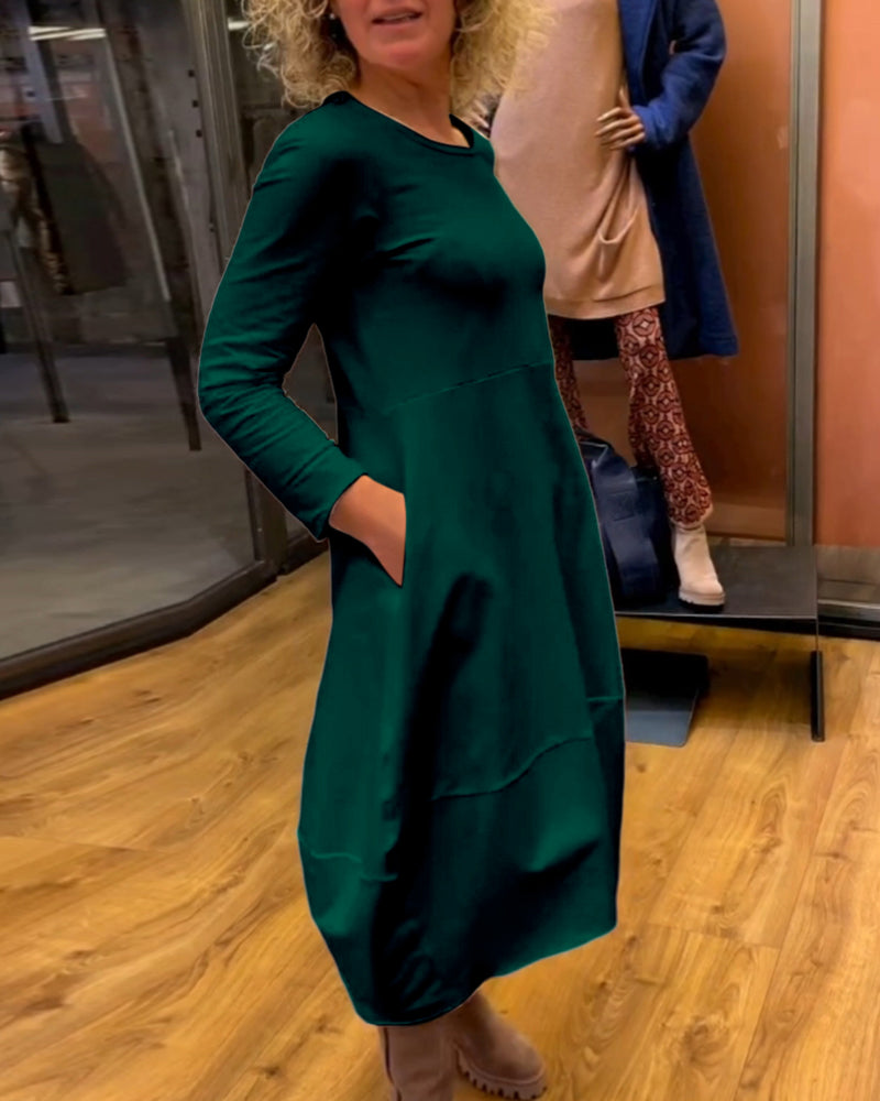 SOFIA | Elegante vestido midi que realza la silueta y te hace sentir segura cada día.