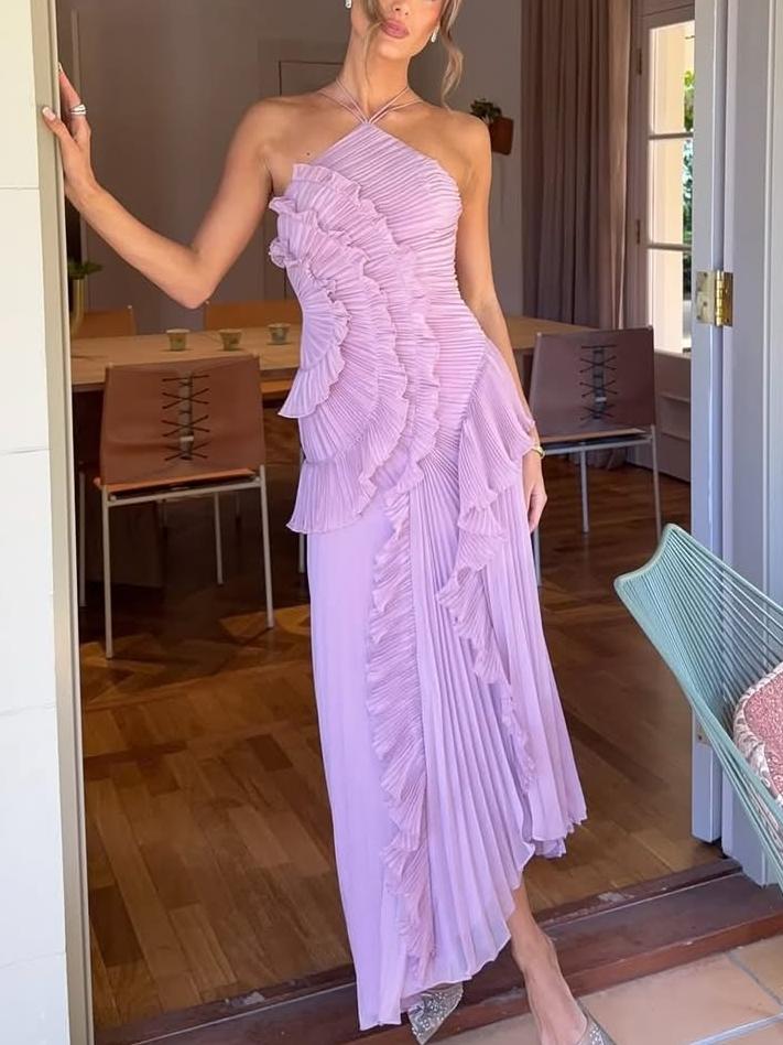 Elena™ | Vestido largo Ocean Whirlpool