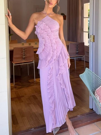 Elena™ | Vestido largo Ocean Whirlpool