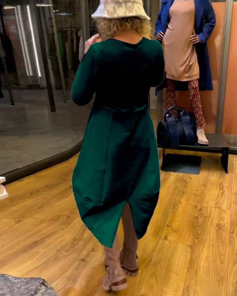 SOFIA | Elegante vestido midi que realza la silueta y te hace sentir segura cada día.