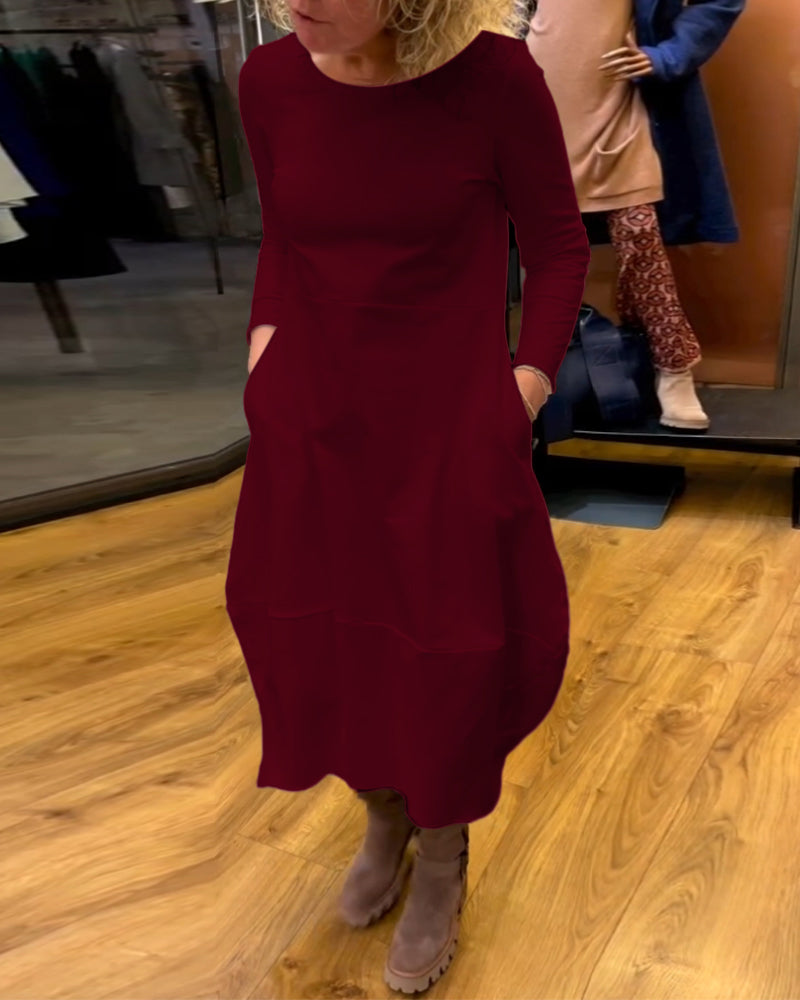 SOFIA | Elegante vestido midi que realza la silueta y te hace sentir segura cada día.