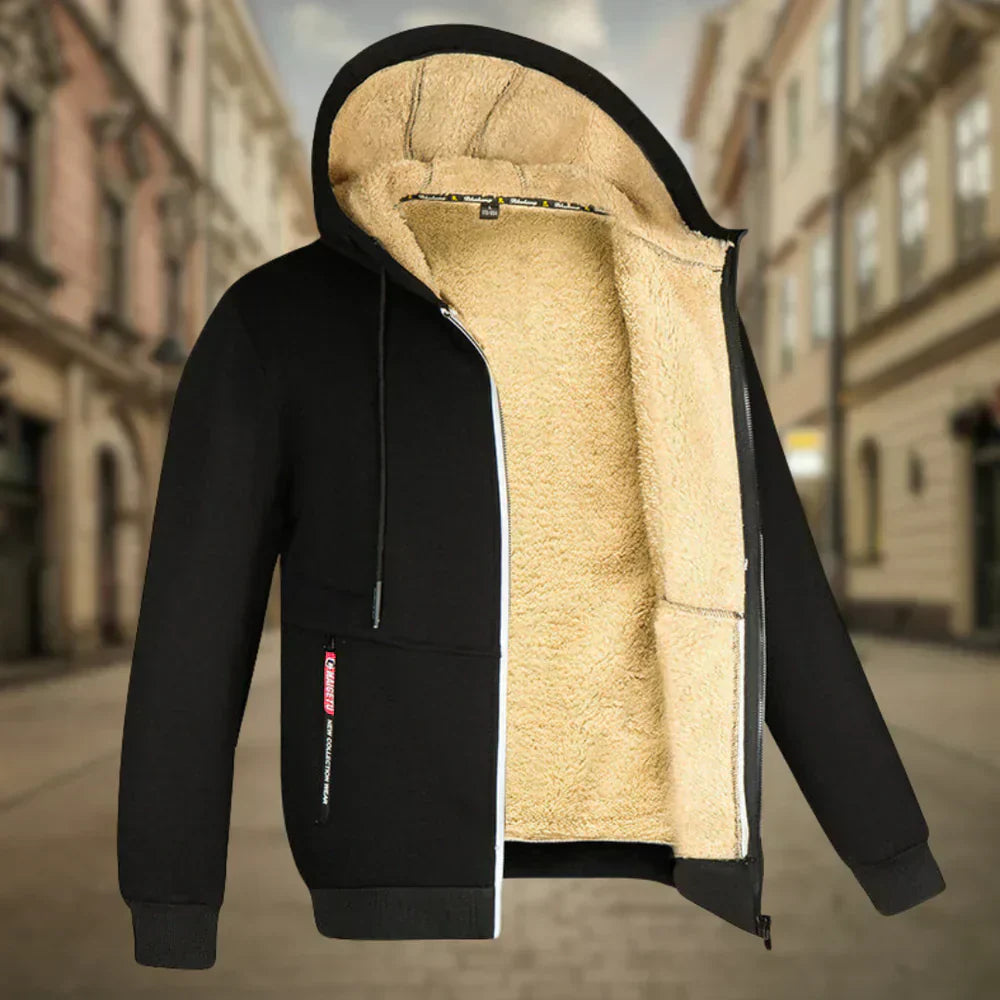 Remy™ - Sudadera con capucha de felpa para hombre