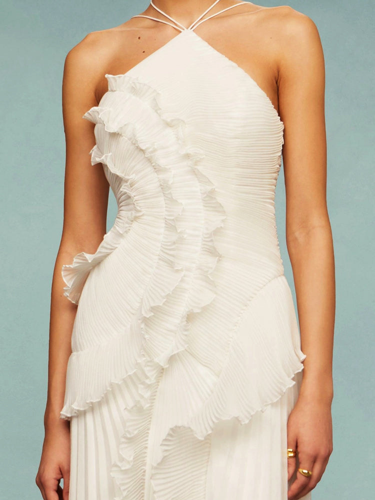 Elena™ | Vestido largo Ocean Whirlpool