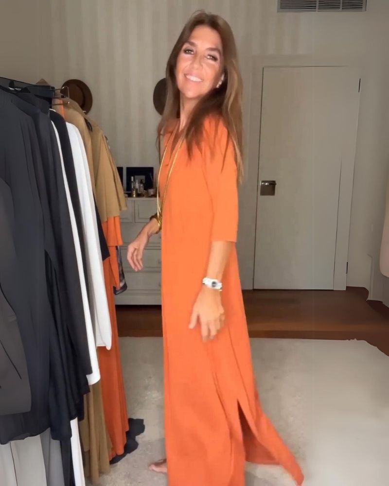 PAMELA | Vestido informal con elegancia atemporal y comodidad fluida