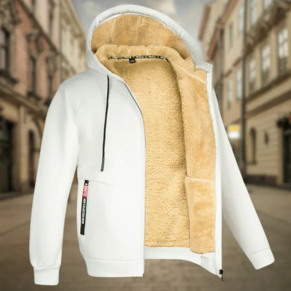 Remy™ - Sudadera con capucha de felpa para hombre
