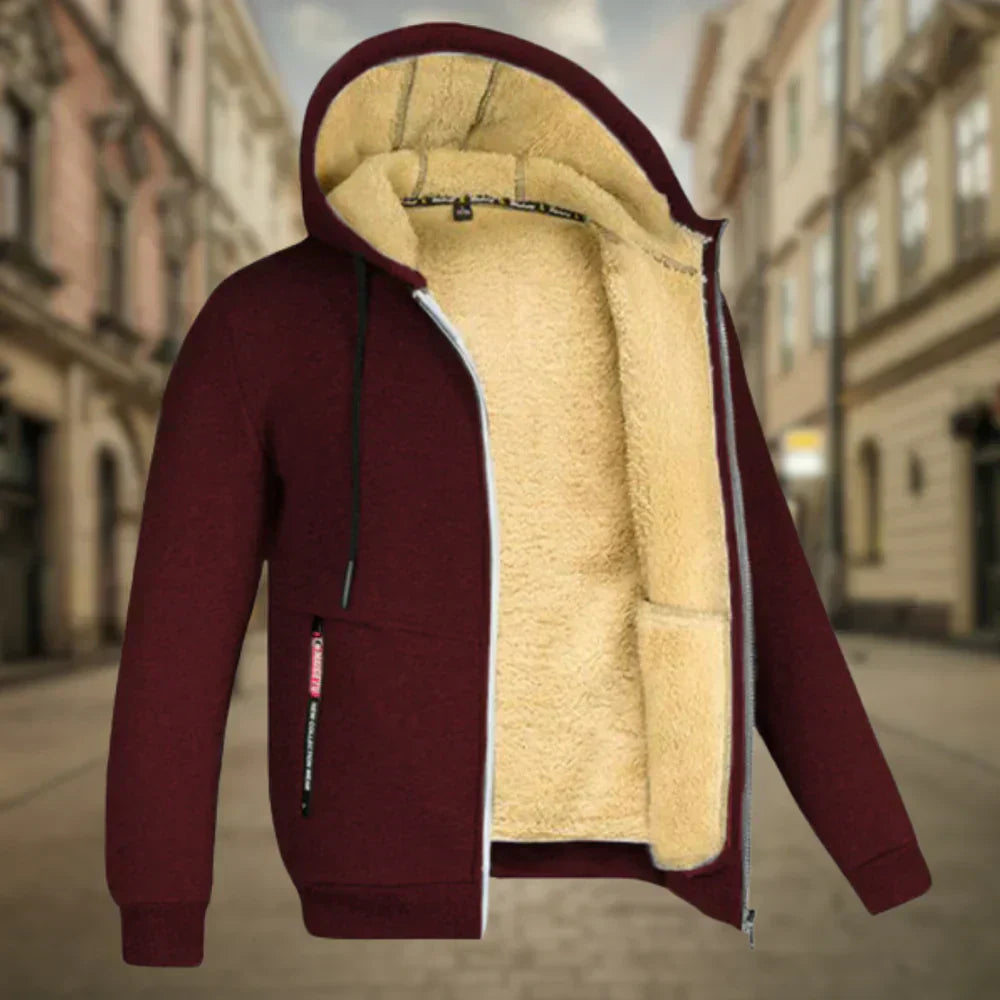 Remy™ - Sudadera con capucha de felpa para hombre