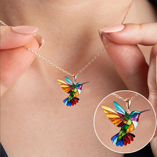Leila™ | Elegante collar colibrí