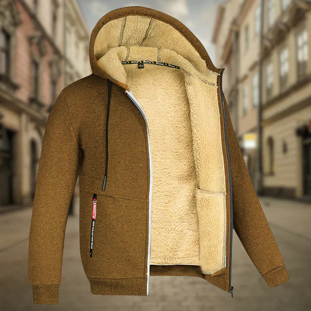 Remy™ - Sudadera con capucha de felpa para hombre