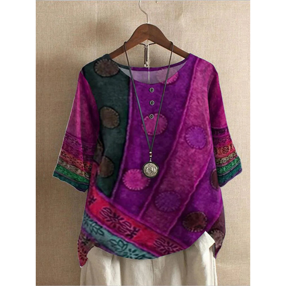Valeria - Top Bohemio de colores