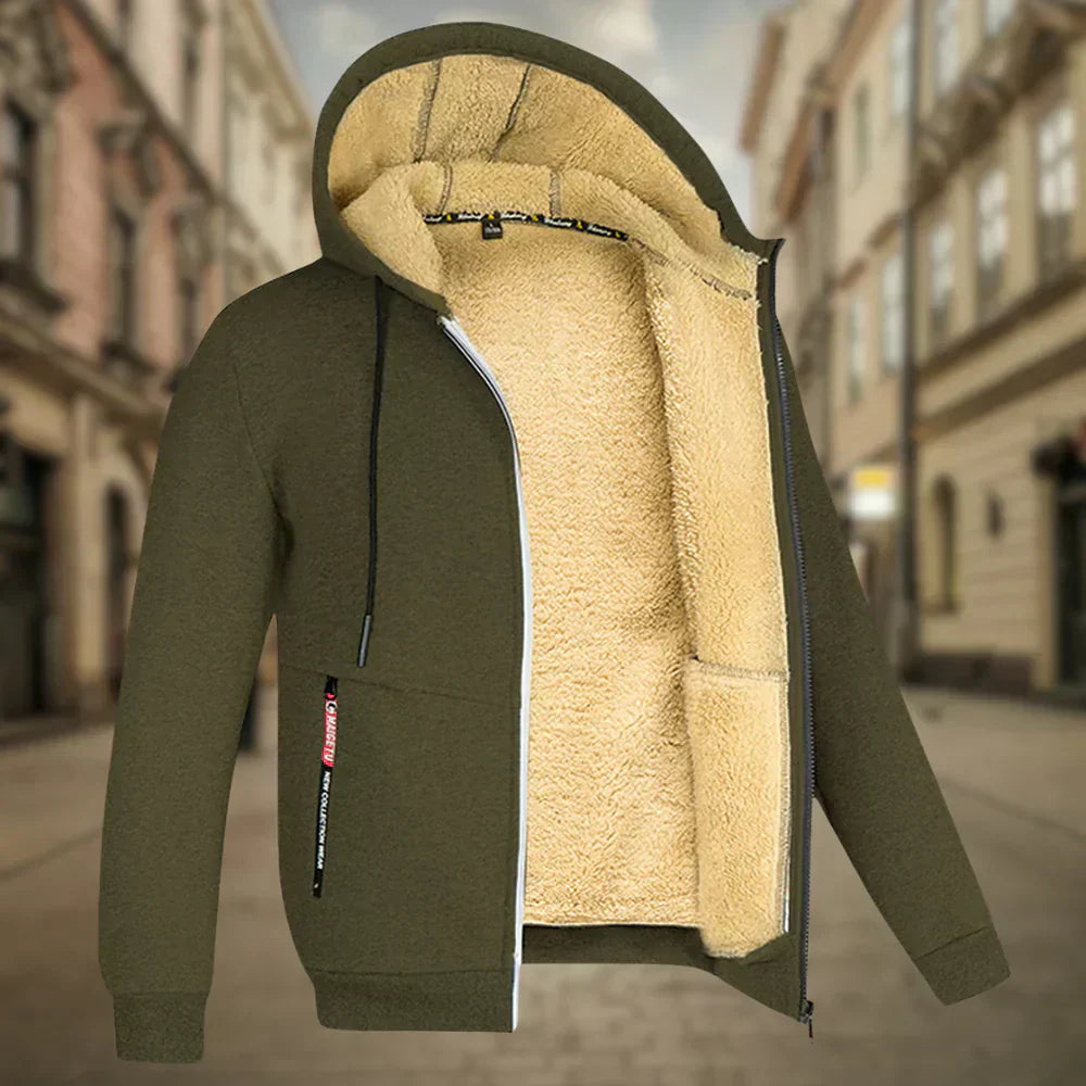 Remy™ - Sudadera con capucha de felpa para hombre