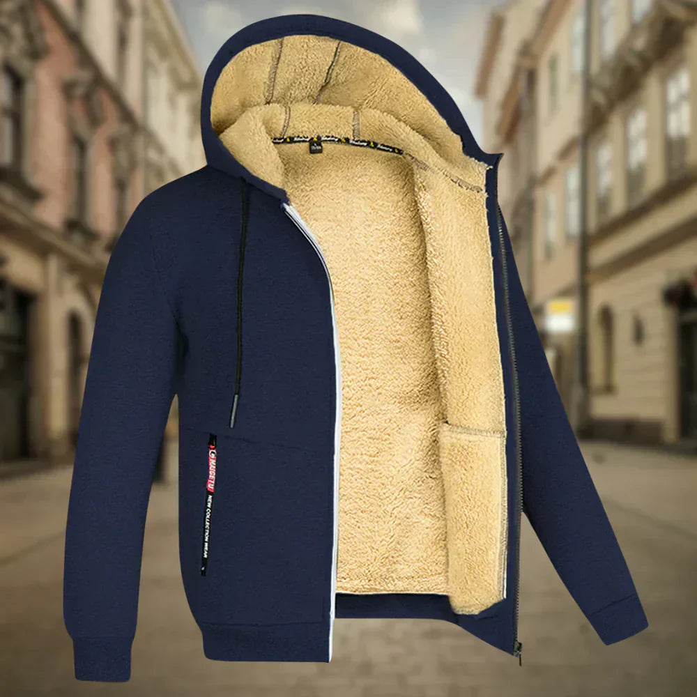 Remy™ - Sudadera con capucha de felpa para hombre