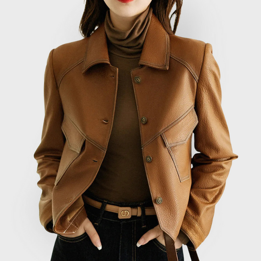 Zenaida | Chaqueta de cuero para la primavera