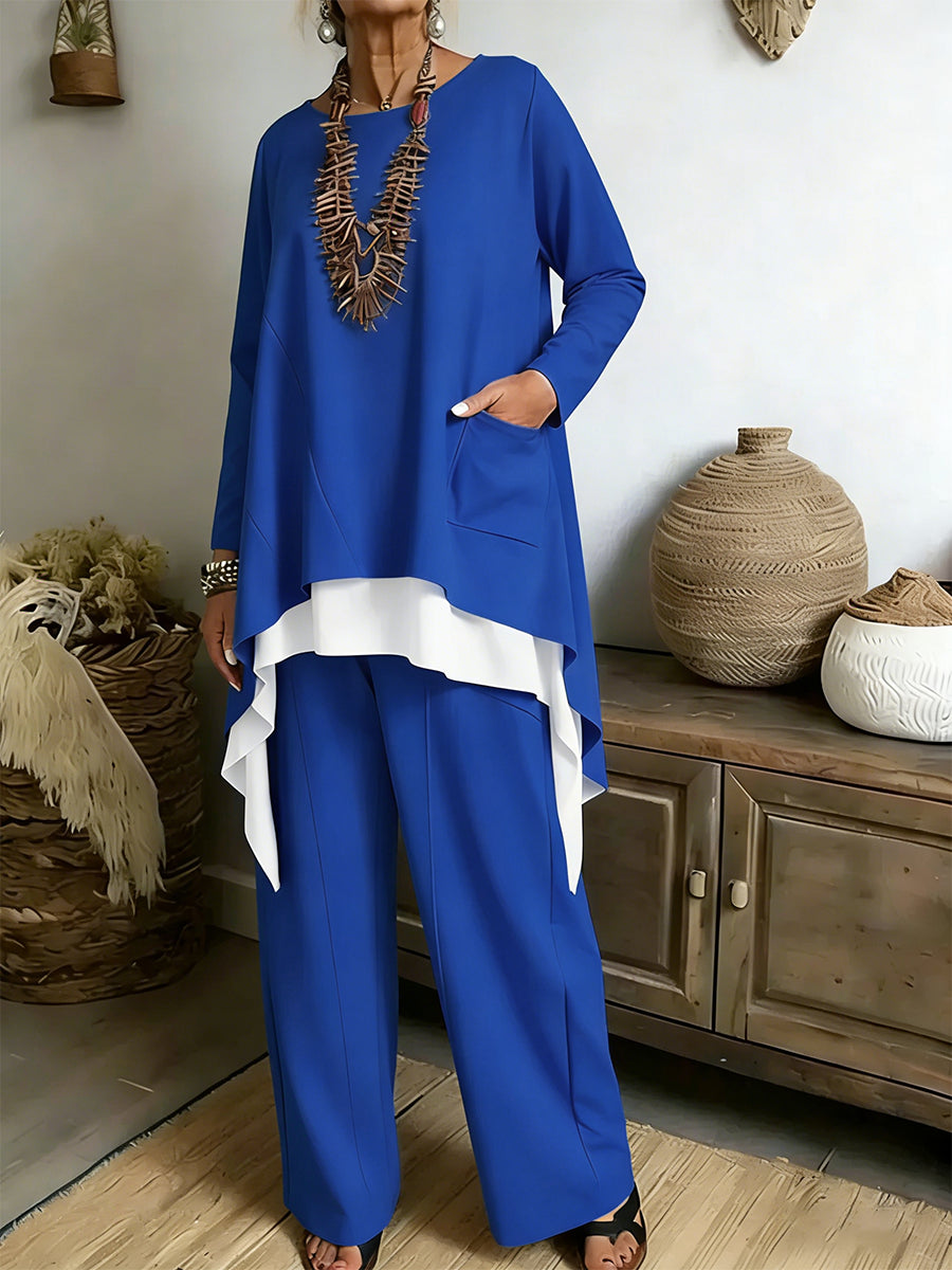 Carmen - Conjunto Casual Elegante de Dos Piezas