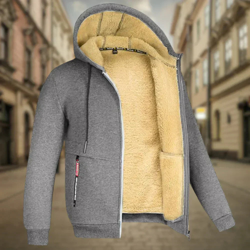Remy™ - Sudadera con capucha de felpa para hombre