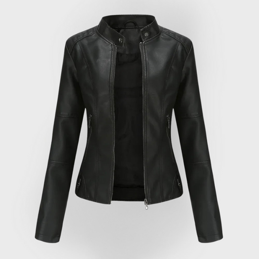 Bárbara | Chaqueta de cuero elegante y moderna