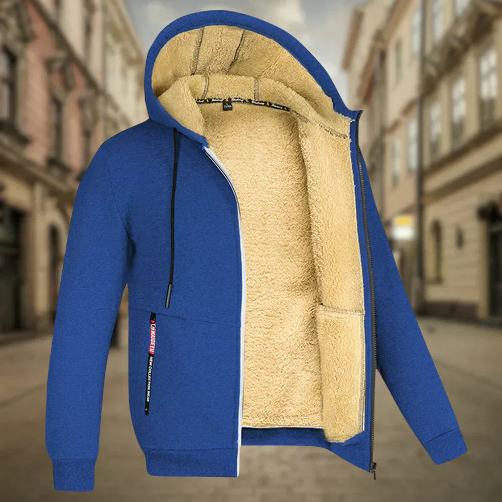 Remy™ - Sudadera con capucha de felpa para hombre