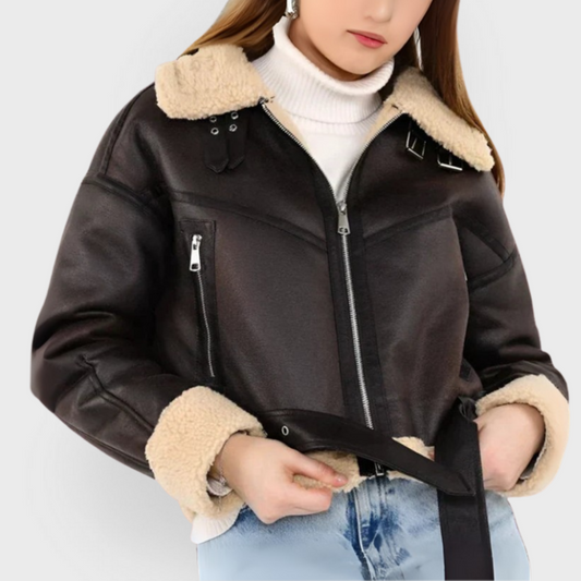 Mia | Chaqueta de cuero transpirable y versátil