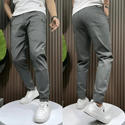Leo | Pantalones cargo elásticos Premium