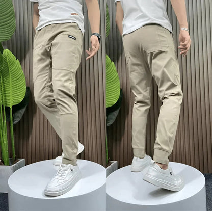 Leo | Pantalones cargo elásticos Premium