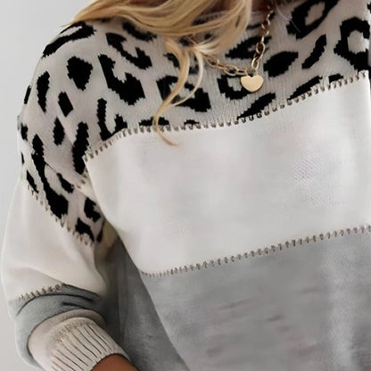 Clara | Jersey con estampado de leopardo