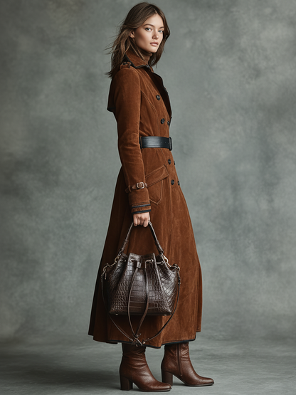 Adela™ - Gabardina de ante