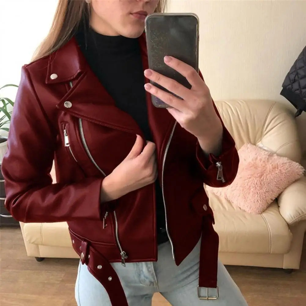 Paula | Chaqueta de cuero resistente y casual
