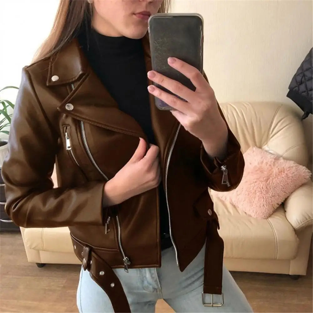 Paula | Chaqueta de cuero resistente y casual