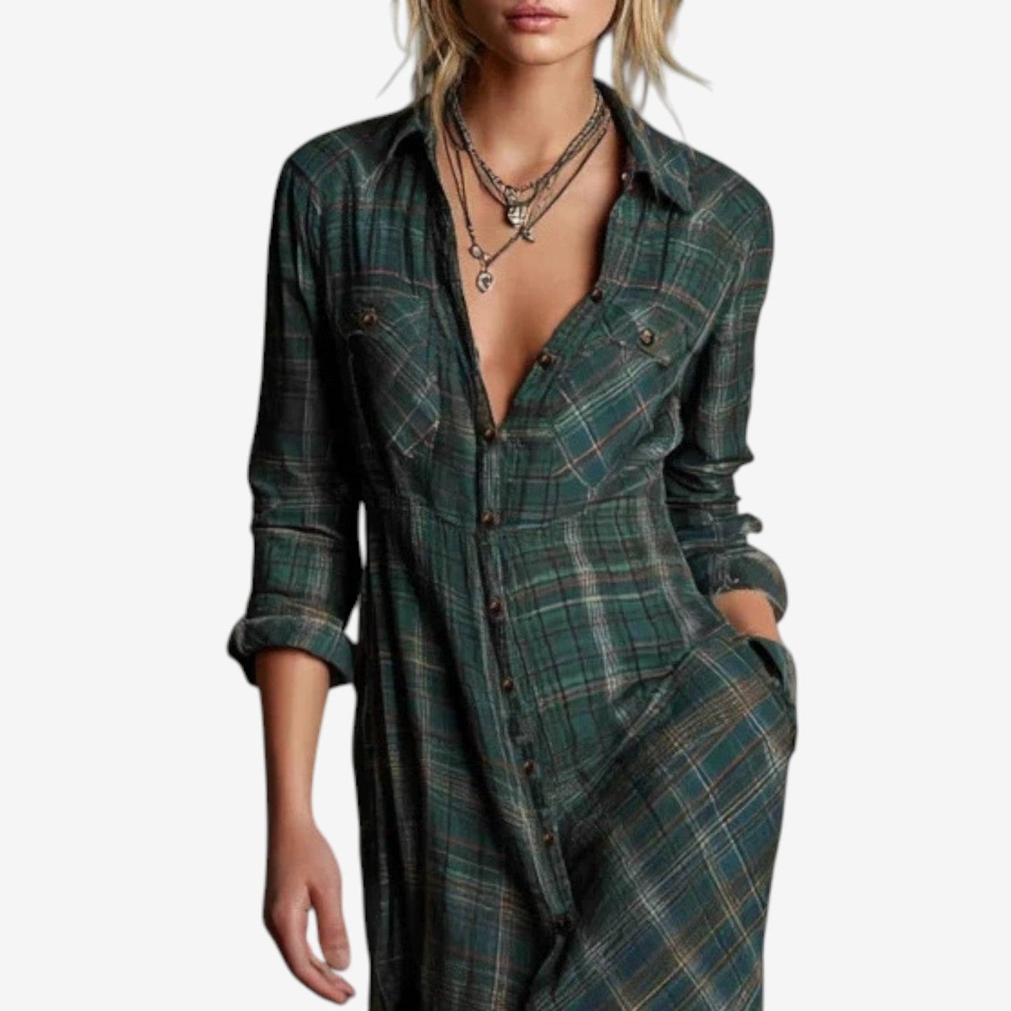 Cecilia™ Camisa larga atemporal