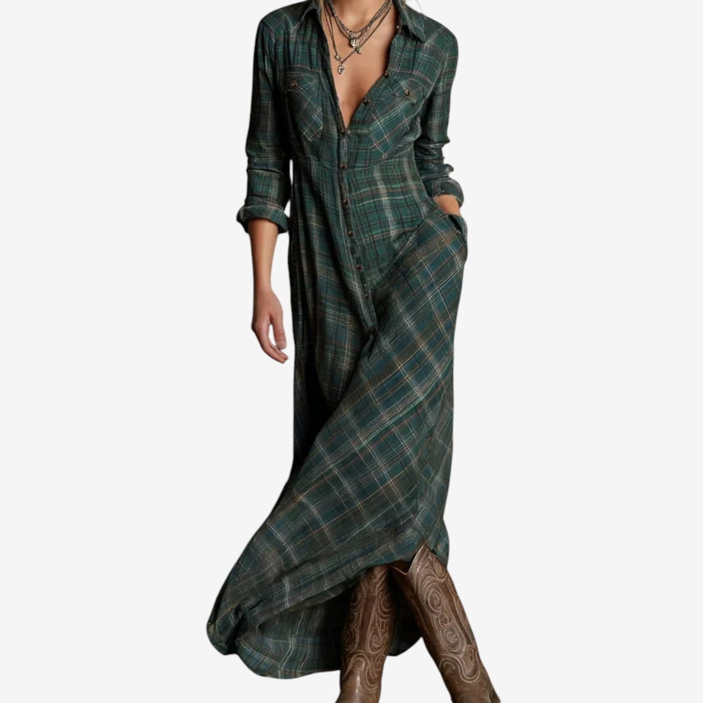 Cecilia™ Camisa larga atemporal