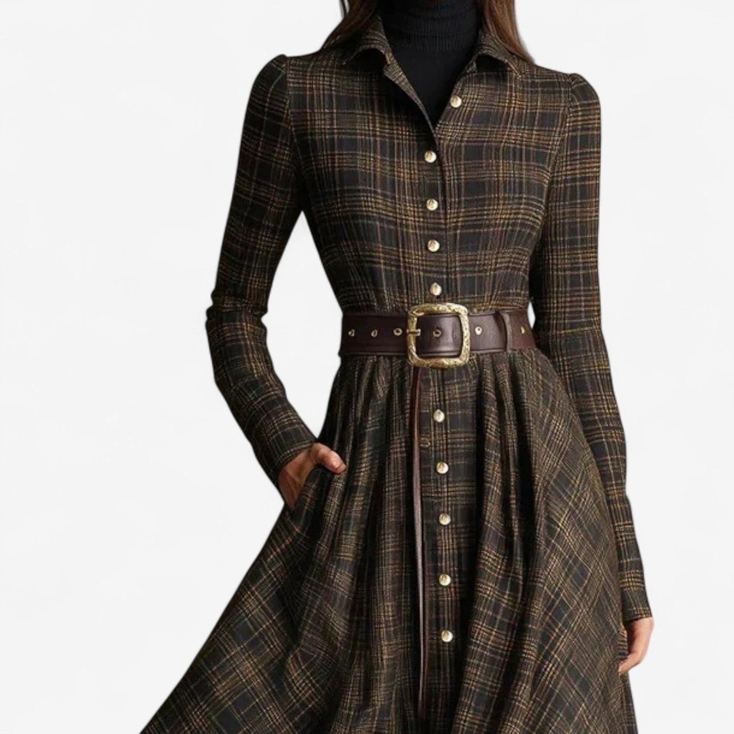 Mónica | Vestido Maxi de inspiración vintage