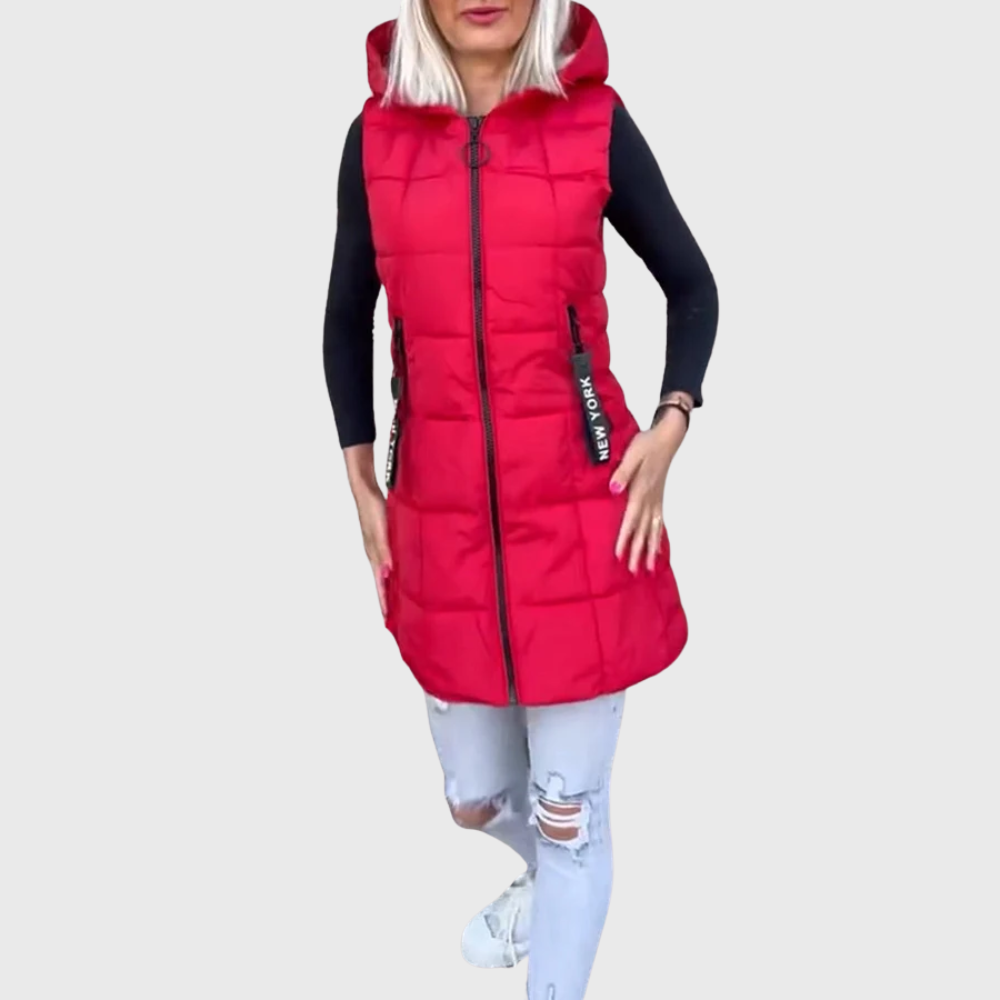 Mia™ - Abrigo acolchado sin mangas