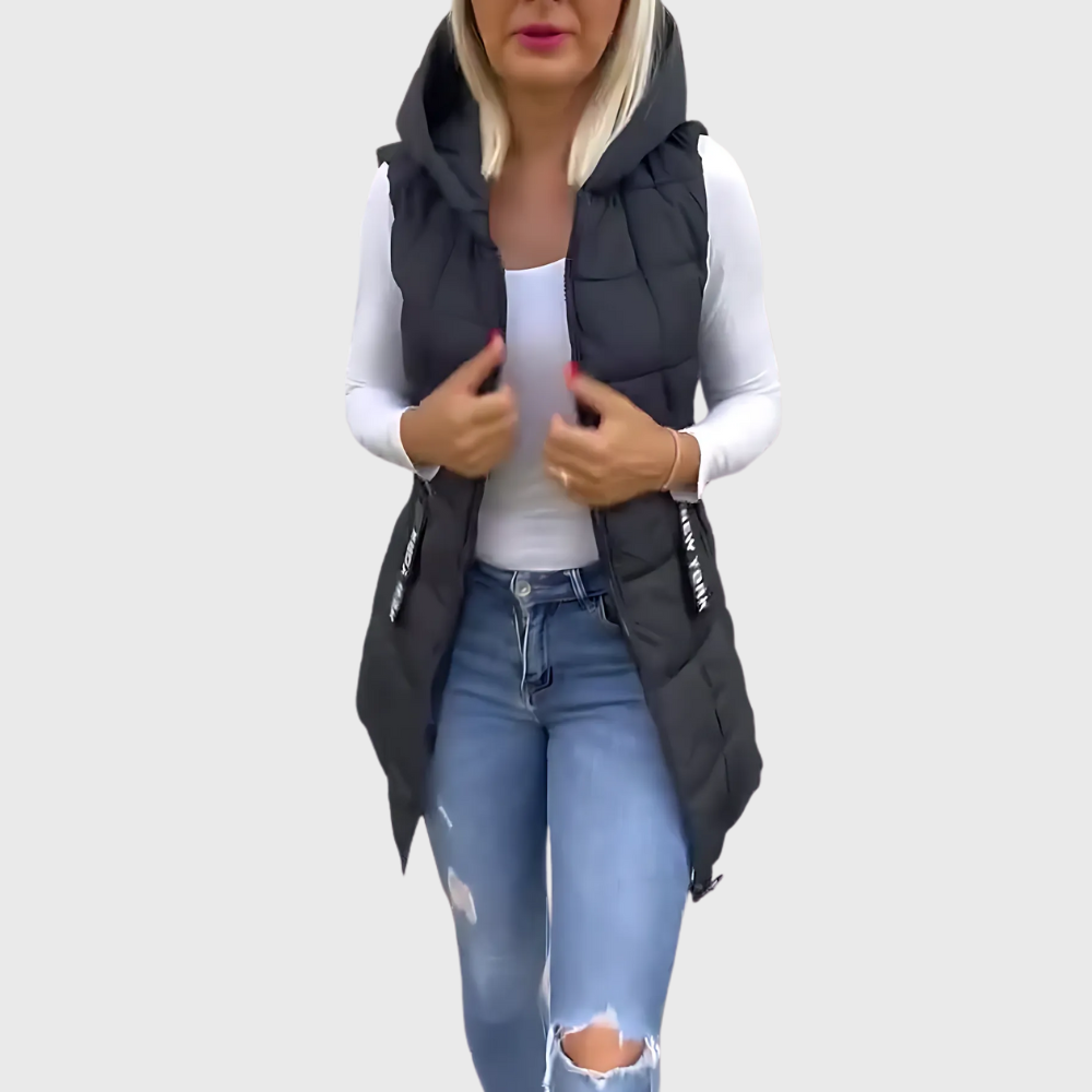 Mia™ - Abrigo acolchado sin mangas