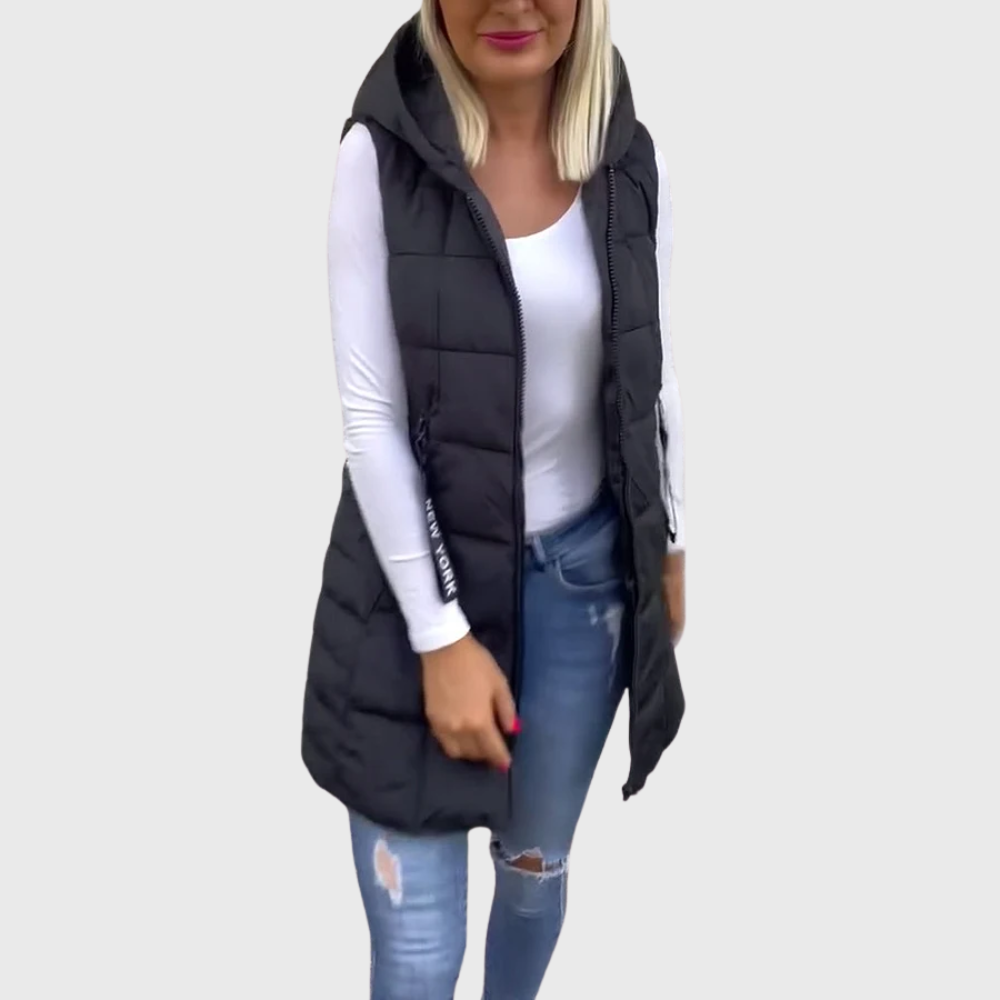 Mia™ - Abrigo acolchado sin mangas