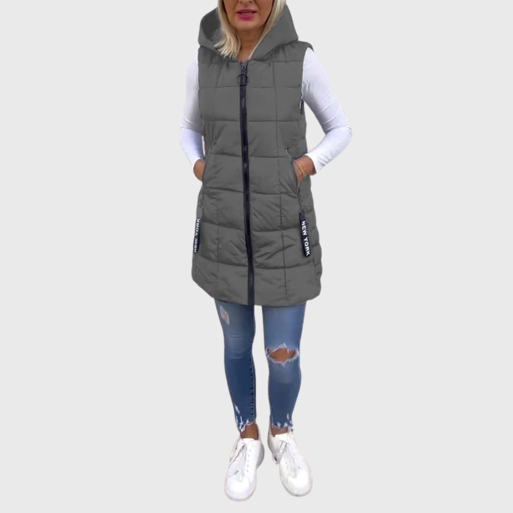 Mia™ - Abrigo acolchado sin mangas