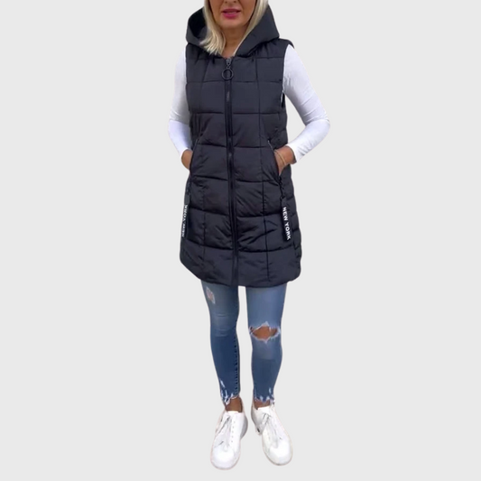 Mia™ - Abrigo acolchado sin mangas
