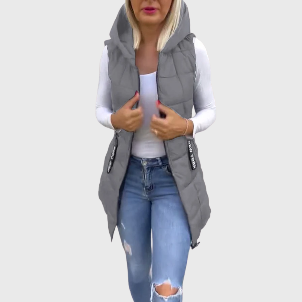 Mia™ - Abrigo acolchado sin mangas