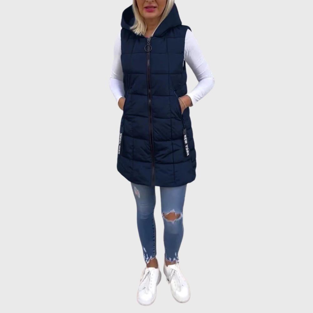 Mia™ - Abrigo acolchado sin mangas