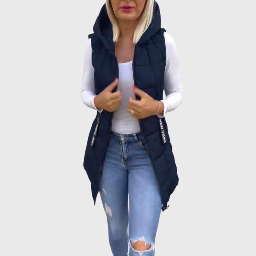 Mia™ - Abrigo acolchado sin mangas