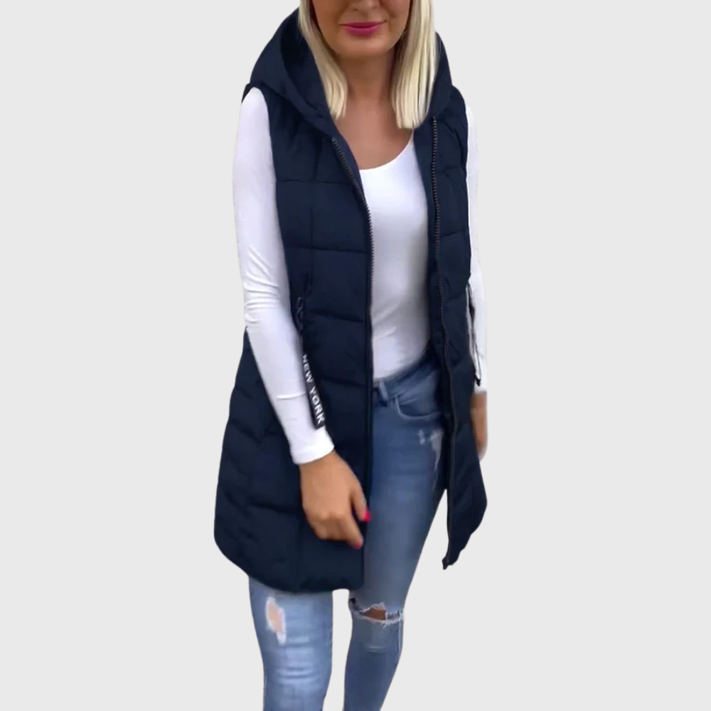 Mia™ - Abrigo acolchado sin mangas