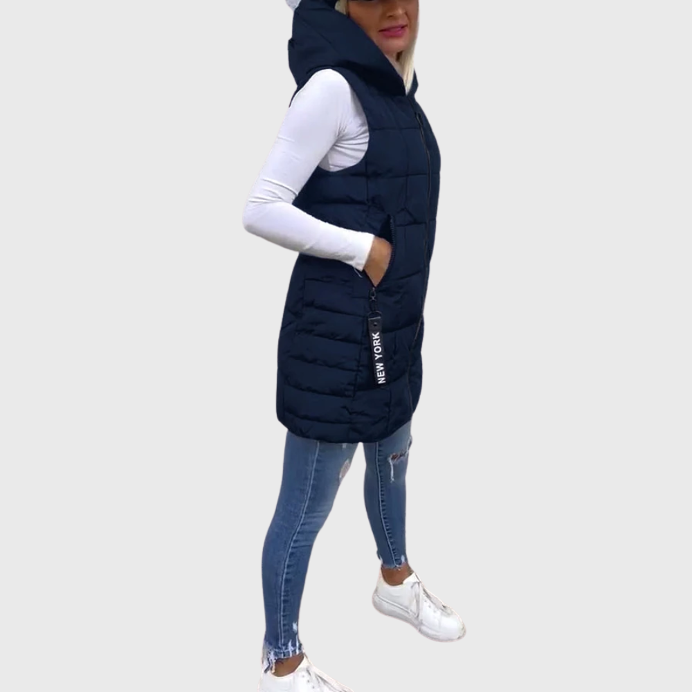 Mia™ - Abrigo acolchado sin mangas