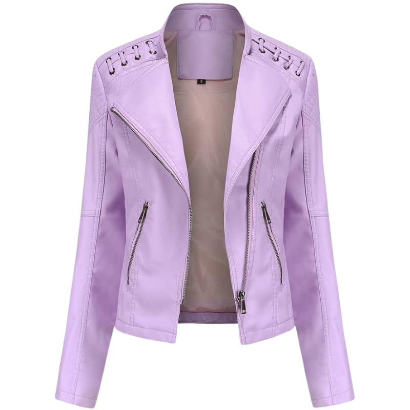 Laia | Chaqueta clásica de piel suave