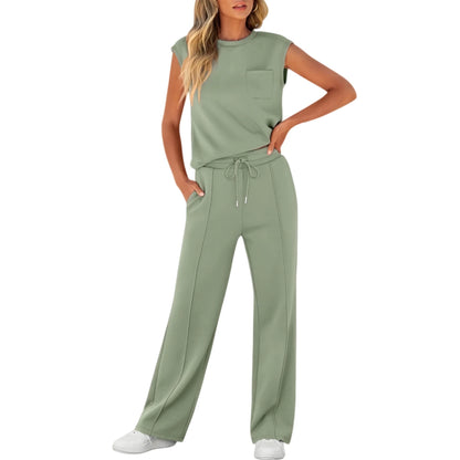 KAIYA - ☀️ Conjunto informal suave de primavera - verano☀️