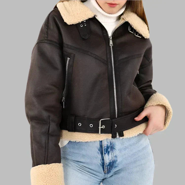 Mia | Chaqueta de cuero transpirable y versátil