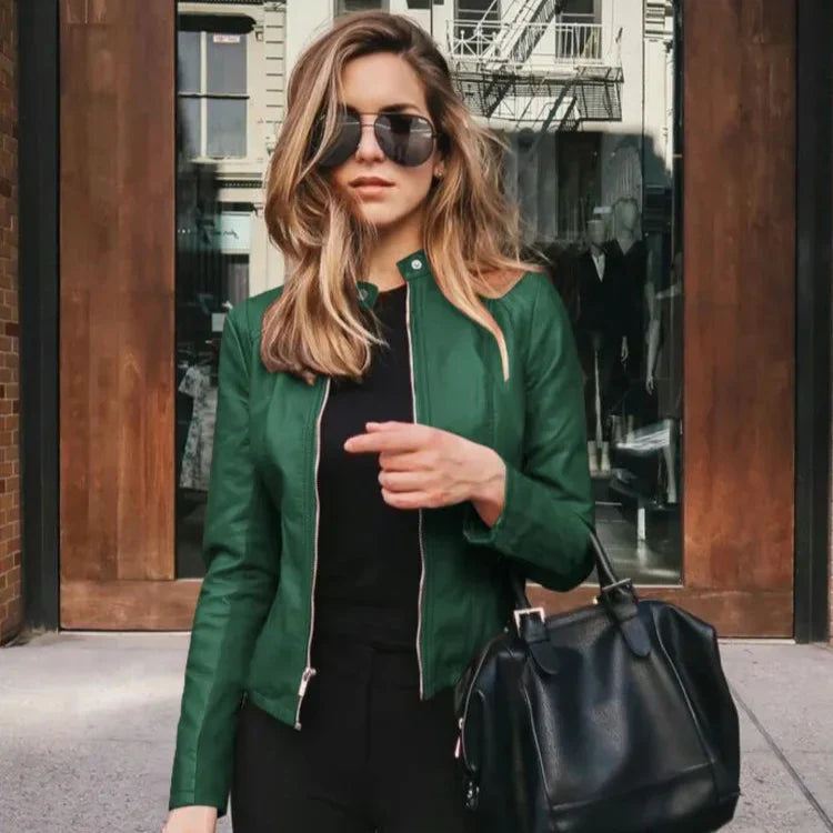 Sofy | Chaqueta versátil de piel de alta calidad