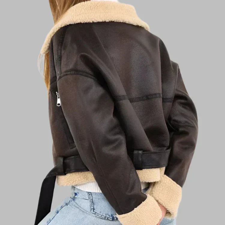 Mia | Chaqueta de cuero transpirable y versátil