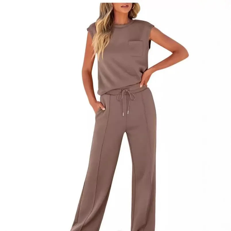 KAIYA - ☀️ Conjunto informal suave de primavera - verano☀️