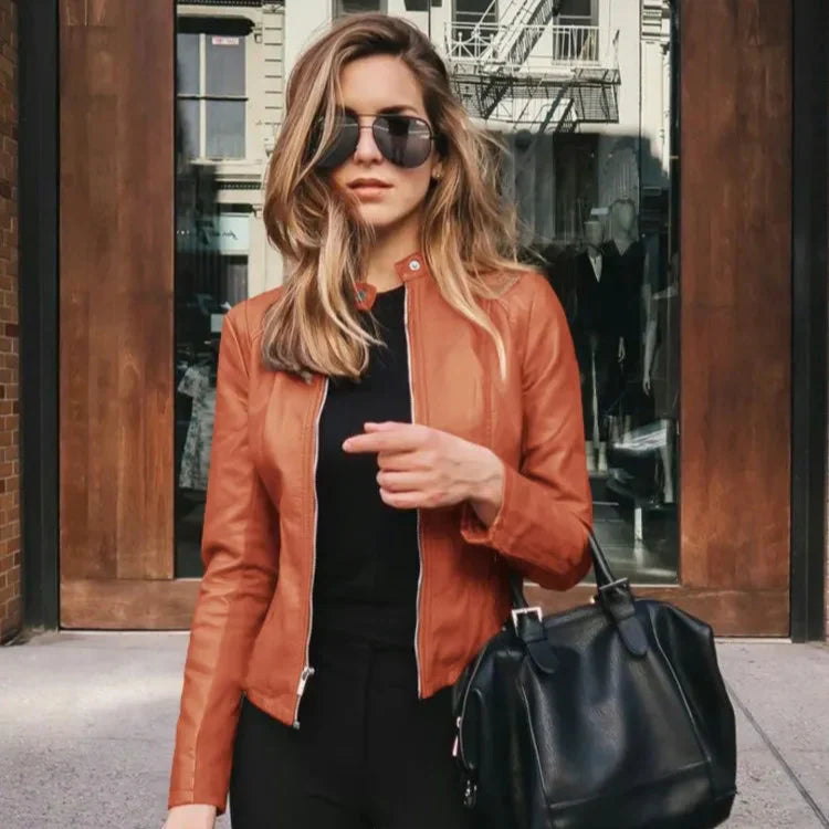 Sofy | Chaqueta versátil de piel de alta calidad